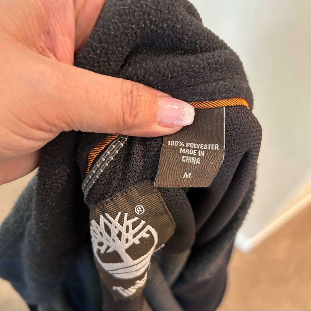 M Timberland Gray Zip Up Fleece - Picture 4 of 6